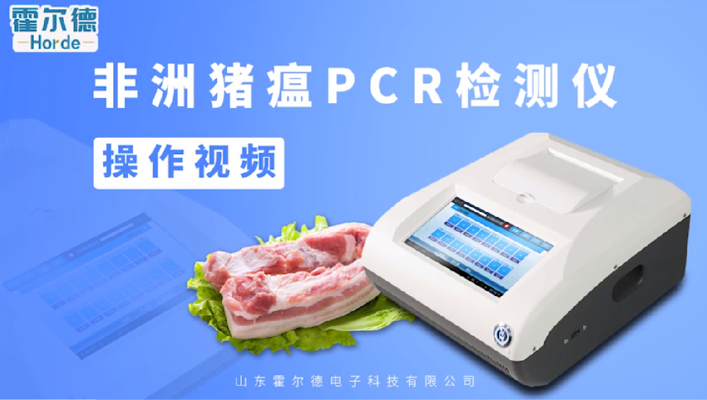 霍尔德恒温PCR法检测非洲猪瘟操作视频